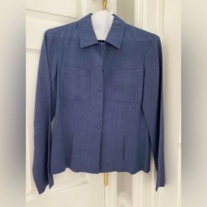 Dana Buchman blue/indigo jacket, size 6